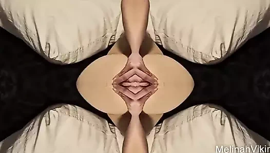 Gel ve tavşan deliğinde biraz özel efektle bir macera için bana ve ipeksi pürüzsüz tüy tüyü yastığıma katıl