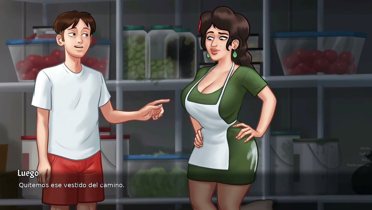 Seduced by mommy, the stepson ends up making love to her - summertime saga