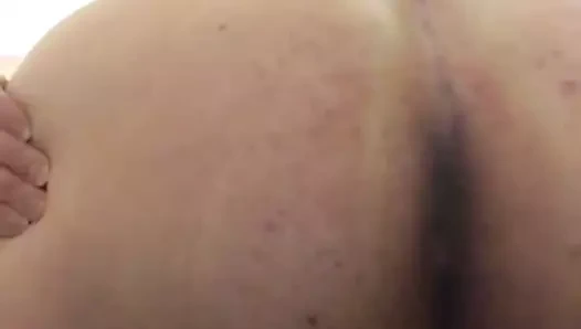 Bbw pushes dislocated out her asshole