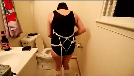 seksi kız koşum kendini kravat