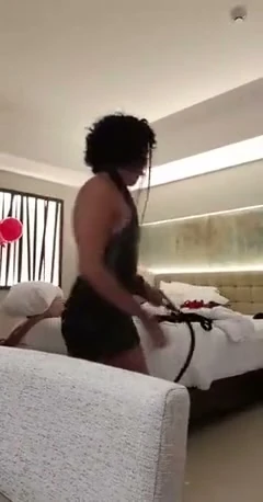 Real femdom session with mistress DominaFire part 1