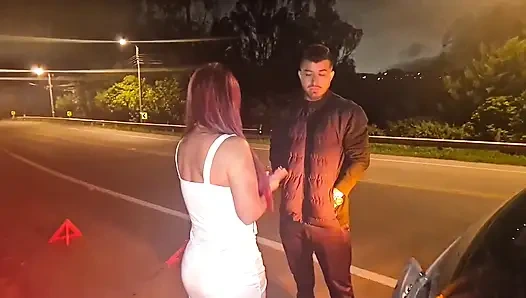 Polis Bizi Ulusal Yolda Sikişirken Buldu Ve Bize Sordu...