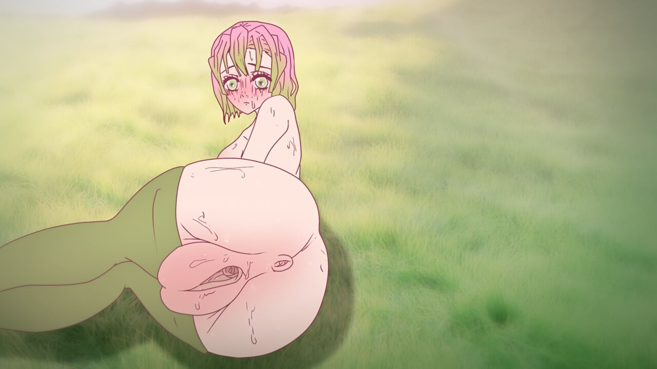 Mitsuri onu büyük kedi ile baştan çıkarıyor ! Porno iblis avcısı Hentai ( çizgi film 2d ) anime