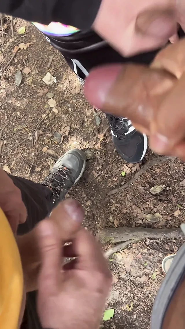 Я и моя натуральная подруга оставили наш груз в тинке в лесу