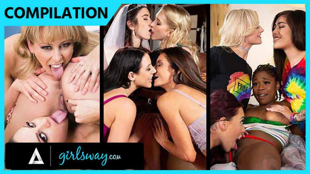 Girlsway - seksi susamış nymphos vahşi bir seks partisi derlemesine sahip