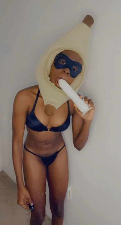 Muz kız yalama 8 inç yapay penis