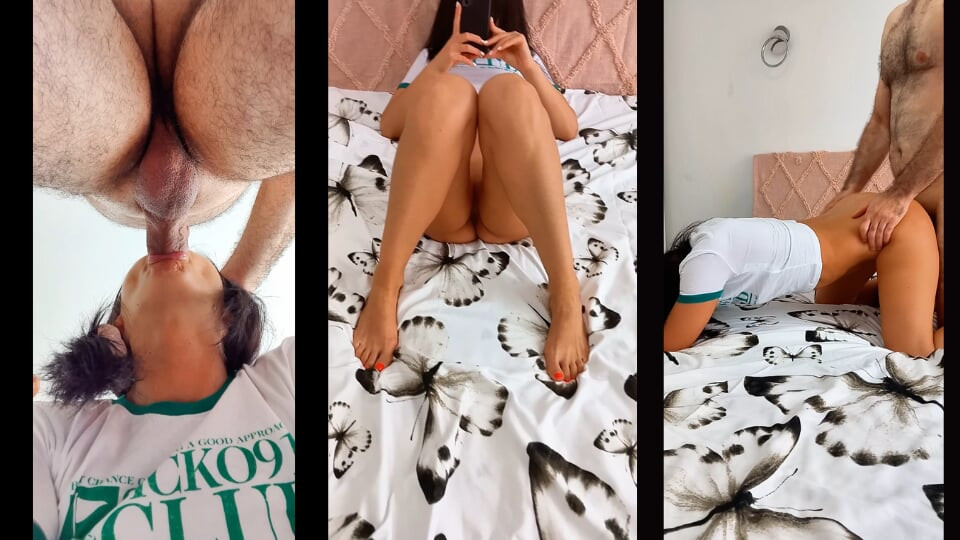 Üvey erkek kardeşim odama girdi beni porno izlerken yakaladı ve sert sikti