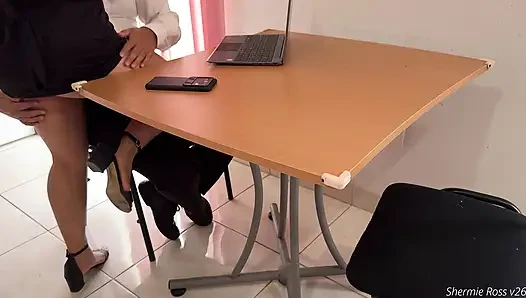 "When you don't meet your sales goals and your boss calls you into his office..."