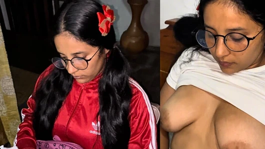 A schoolgirl arrives home and is curious about sex.