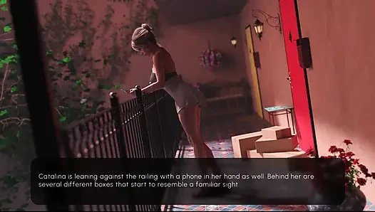 Sunset Rose 5 o odada bulduğuma inanamıyor ve Catalina'ya yardım etmek ilginçleşiyor