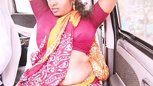 Car sex.desi üvey anne ve üvey oğlu sikişmek için uzun sürüyor. Telugu edepsizce konuşuyor.