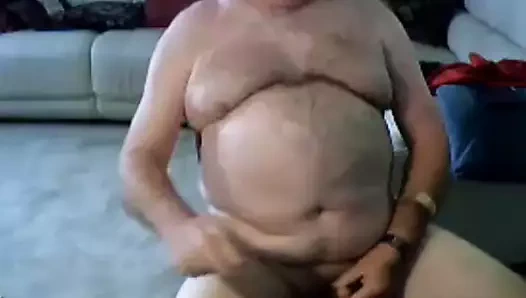 büyükbaba inme ve gösteri üzerinde cam