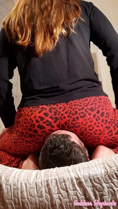 eşek boğma oturumu! köle leopar kıçımın altında kal!