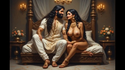 Hintli kayınpeder oğlunun karısını prezervatifle sikiyor