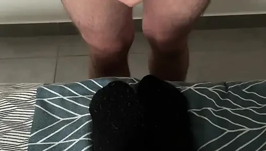 Spordan sonra... Siyah çömeli çoraplarım dikkatini çekti