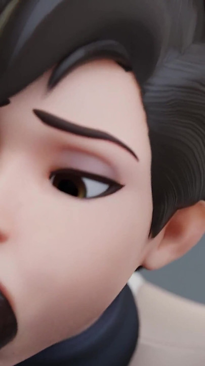 Tracer sıkılıyor ve iki büyük zenci hizmet ediyor - premium 3 boyutlu overwatch animasyonu