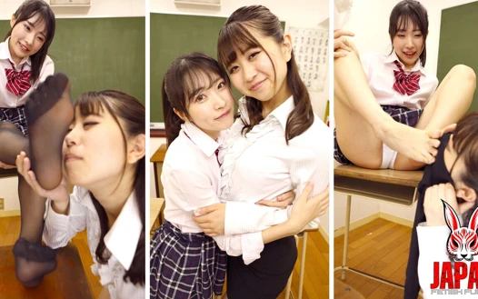 Naughty Classroom Roleplay Week-old Nylons in Her Face, Stinky Toes in Her Mouth -hikaru Minazuki and Sakura Hoshina