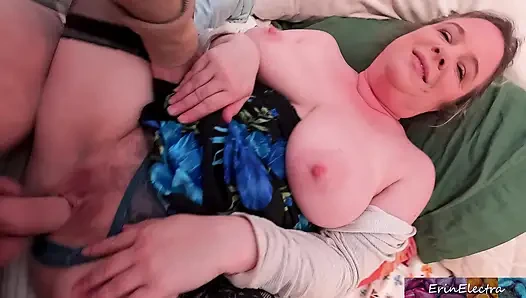 While husband is away stepmom lets me fuck her because I'm the man of the house