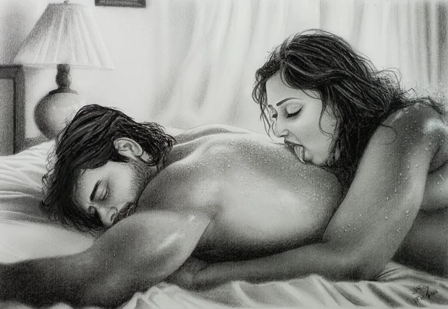 An Extremely Beautiful Desi Indian Wife Fucking her husband on the bed