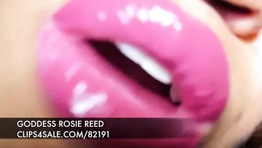 Ruj fetişi pembe dudak parlatıcısı joi pov tanrıça rosie