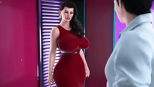 Stepmom Invites Me Showing Her Huge Boobs And Ass In Changing Room