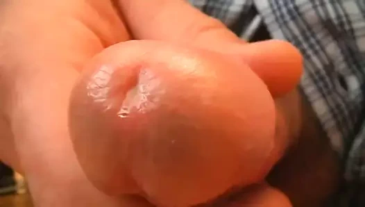Precum güzel uzun çekim, doğal yağlar.