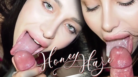 Tatlı üvey kızkardeş bana sert darbeler. bal pus