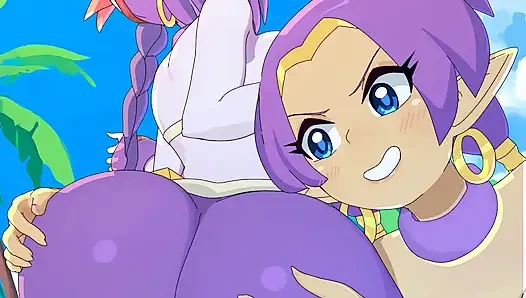 Shantae'nin erotik dansı ve sikiş göğüsleri