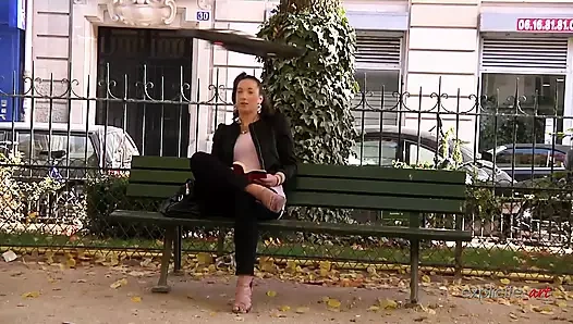 Fransız sosyetik kız için anal seks, çifte ve çift anal