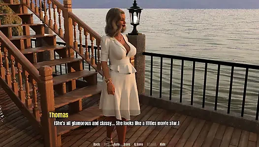 Büyükannenin evi: genç adam ve güzel olgun orta yaşlı seksi kadın romantik bir randevuda bölüm 56