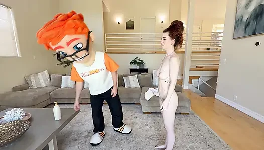 My Big Dick Made Nala Brooks Squirt On Our Balcony During PornDudeCasting