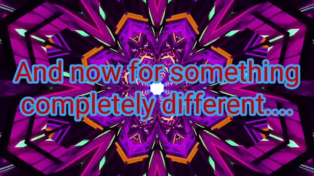 Ve şimdi tamamen farklı bir şey için...