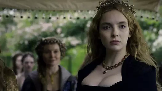 Jodie comer (göğüsleri kaldırma) beyaz prenses