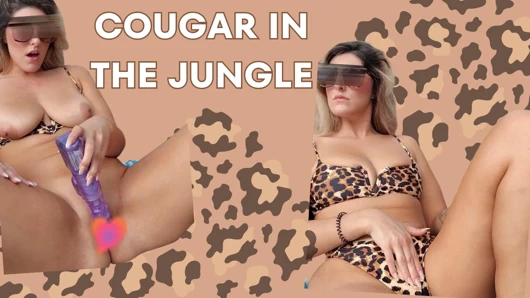 Büyük memeli orta yaşlı seksi kadın erkek avcısı yakalanmayı umarak açık havada boşalıyor