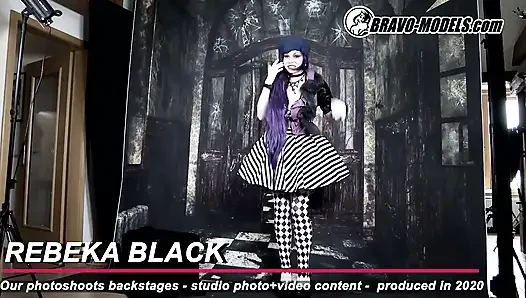 386 -фотосессия за кулисами Rebeka Black - Взрослый