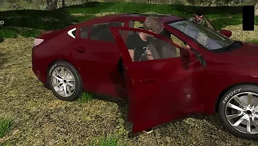 College Kings 23 Amber ile go kartımın tadını çıkardım