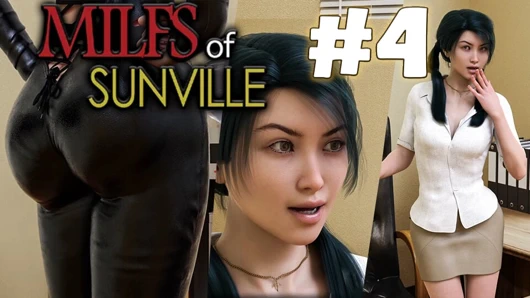 Okul müdürüm deri pantolonlu ve büyük götlü seksi görünüyor (Sunville orta yaşlı seksi kadınlar #4) - jazziuu