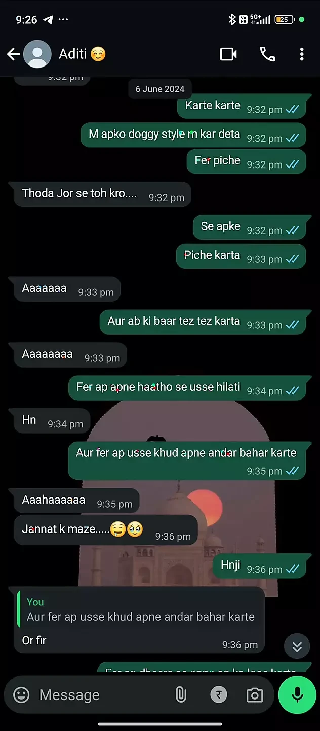 Girlfriend ke sath ki  chats on whatsapp Chut se nikla paani ladki ne liye maze