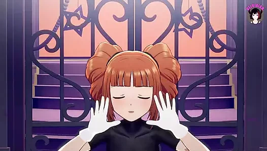 Stamas - büyük memeli sevimli genç kız seksi dans ediyor