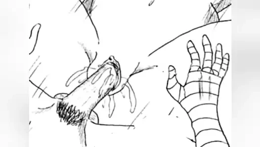 Dev horoz sevimli kız tarafından üflenir - komik