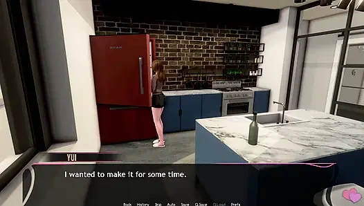 Murmur 8 - yui Adam'a yemek yapmayı öğretiyor