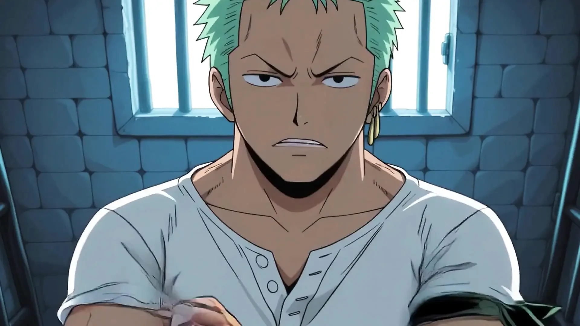 Nico Robin hapishane hücresinde zoro ile sikişiyor! Tek parça sansürsüz hentai bakış açısı