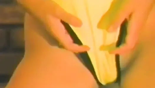 Vintage Outdoor Masturbation Action