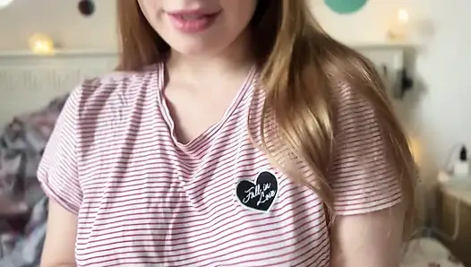 Genç kız mastürbasyon yapıyor