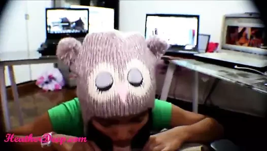 Heather derin çalışma üzerinde web siteleri verir gırtlak anal boğaz