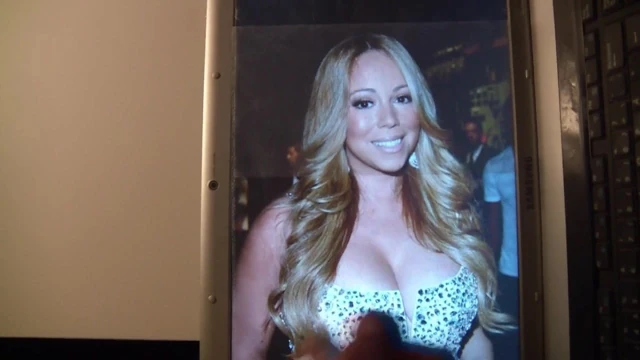 mariah carey üzerinde boşalmak