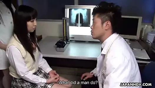 Doktor hastayı ve sürtük hemşireyi iyileştirir