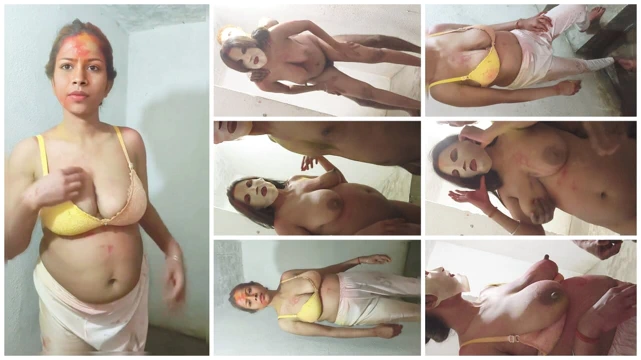 1. sezon. Holi'yi erkek arkadaşıyla kutluyor