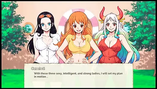 Lusty Buccaneers parodisi hentai oyunu ep.1 nami geceleri çıplak vücudunu sergiliyor!