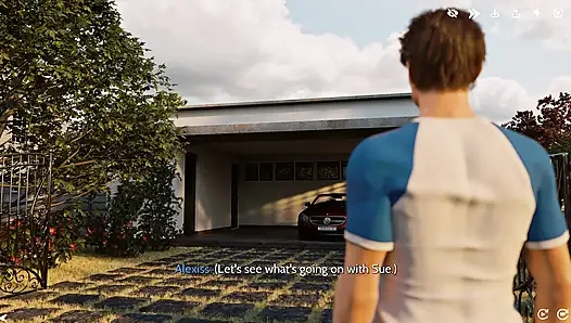 Alexis sonunda onu sakinleştirdikten sonra Sue ile ateşli bir yüzleşme yavaşça tutkulu sekse dönüşüyor - çarpıcı görseller oyunu